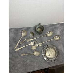 Lot Of Vintae Silverware See Pics